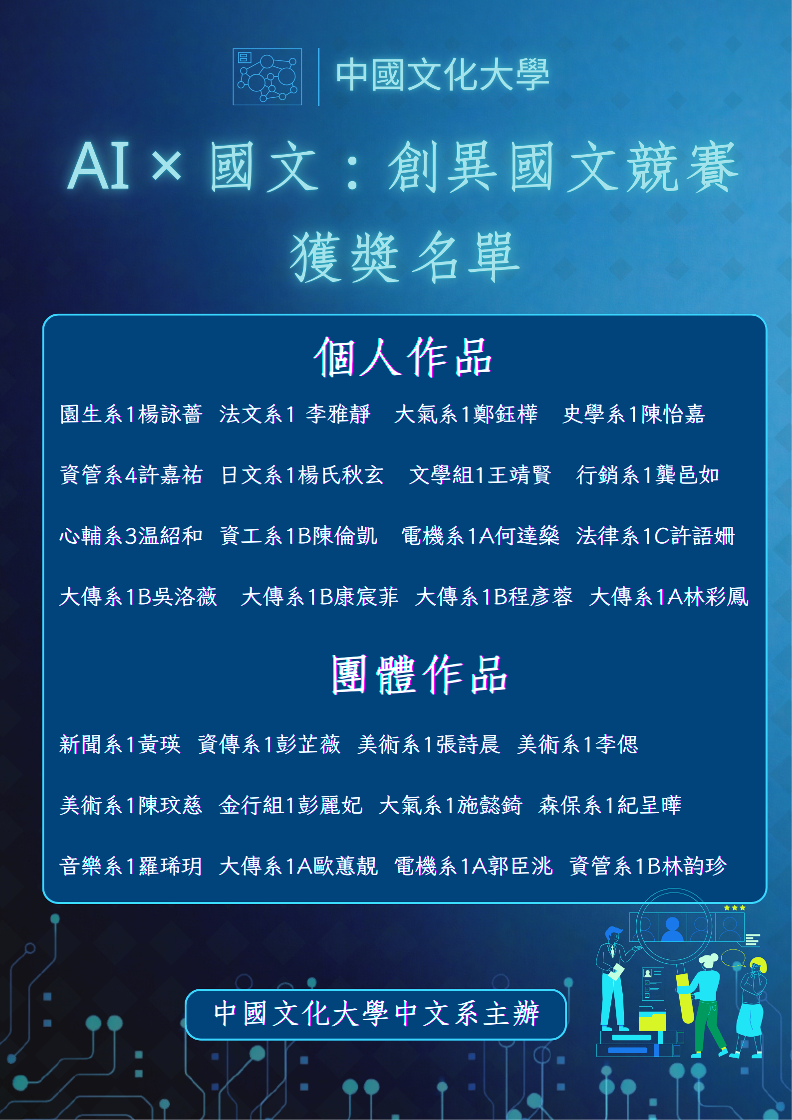 國文創意競賽得獎名單